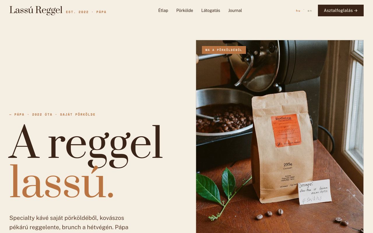 Lassú Reggel home page